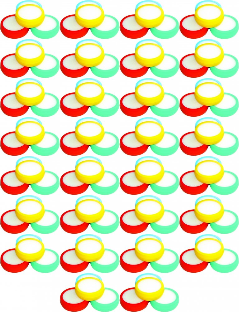 75x Nawilżacz do palców Ico, mix kolorów