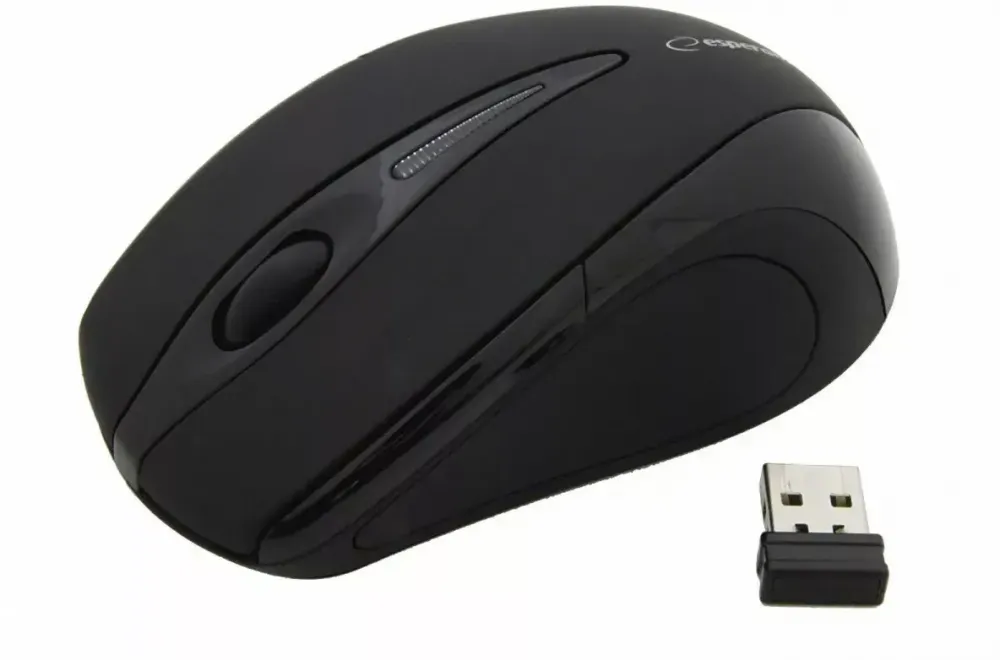 Mysz bezprzewodowa Esperanza EM101K 2.4GHZ USB, optyczna, czarny
