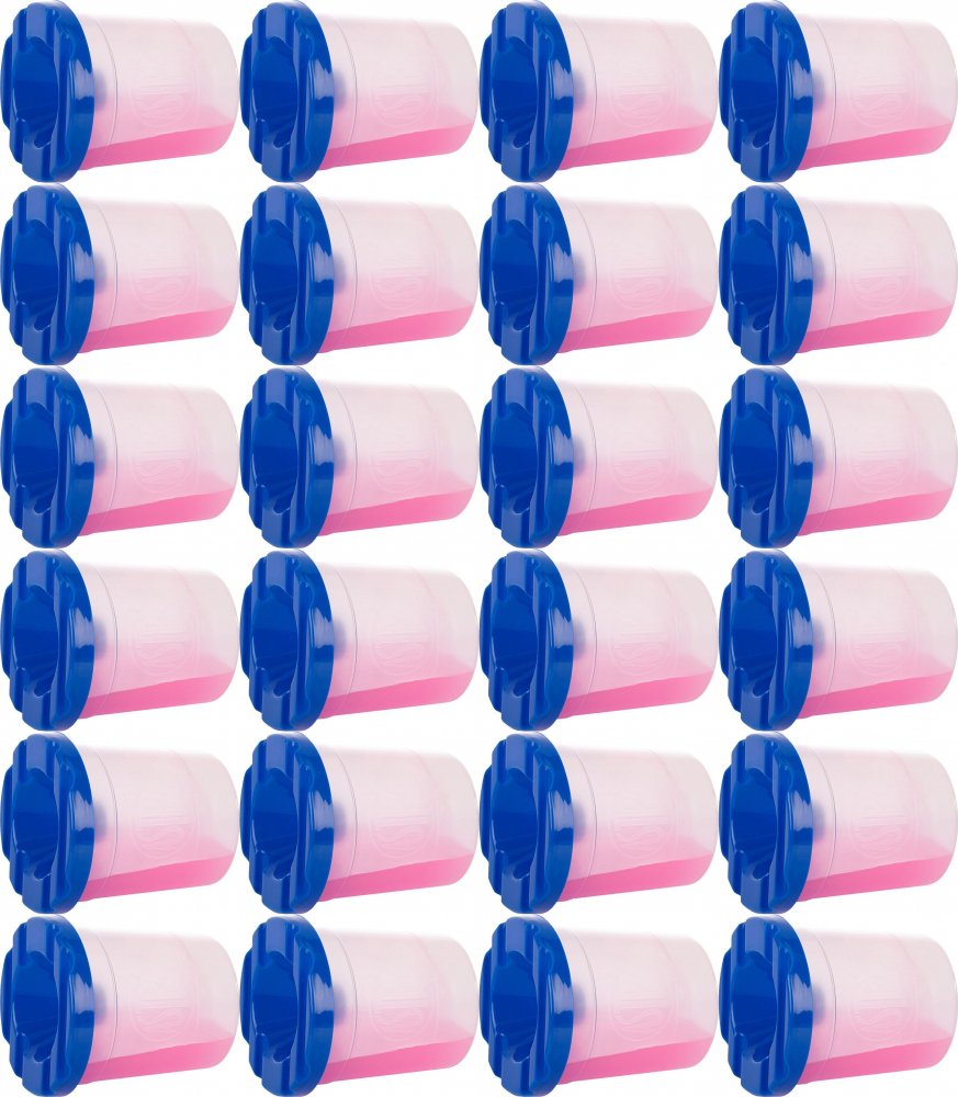 24x Kubek do wody Astrino, z blokadą wylania, mix kolorów