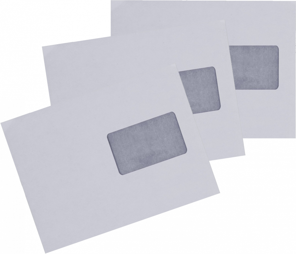 2x Koperta standardowa NC, C5, samoklejąca SK, okno prawe, 500 sztuk, biały