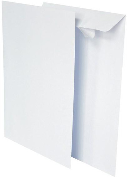 Koperta standardowa NC, C4, z paskiem HK, 10 sztuk, biały