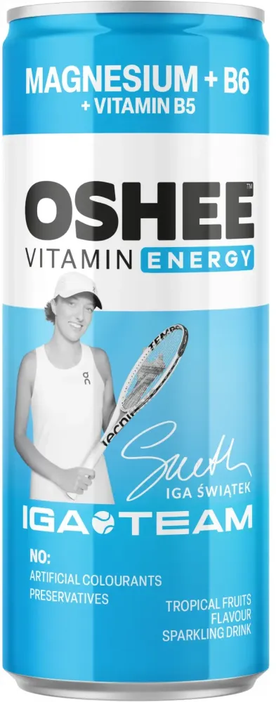 Napój Oshee Vitamin Energy, Magnez + witamina B6, puszka, 250ml