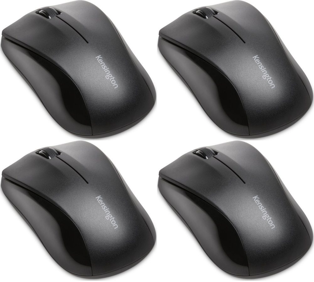 4x Myszka bezprzewodowa Kensington ValuMouse, optyczna, czarny
