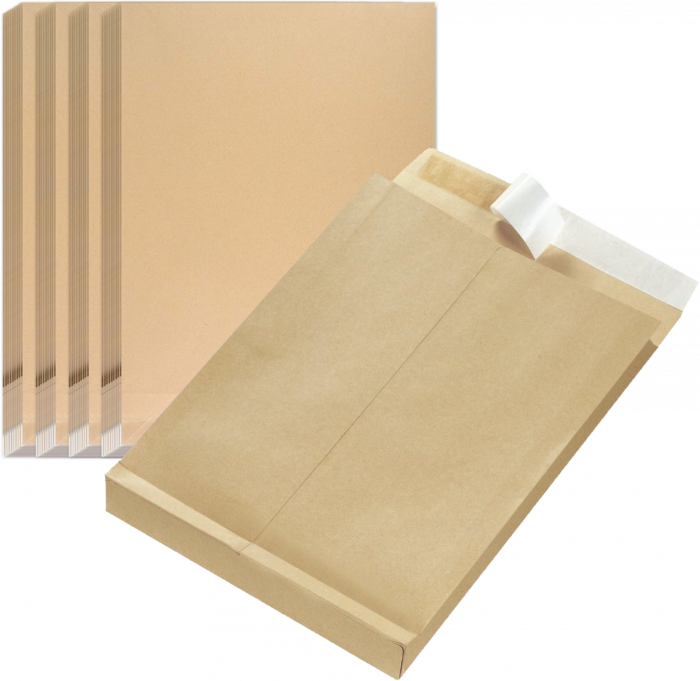 20x Koperta rozszerzana NC, C4, z paskiem HK, 10 sztuk, brązowy