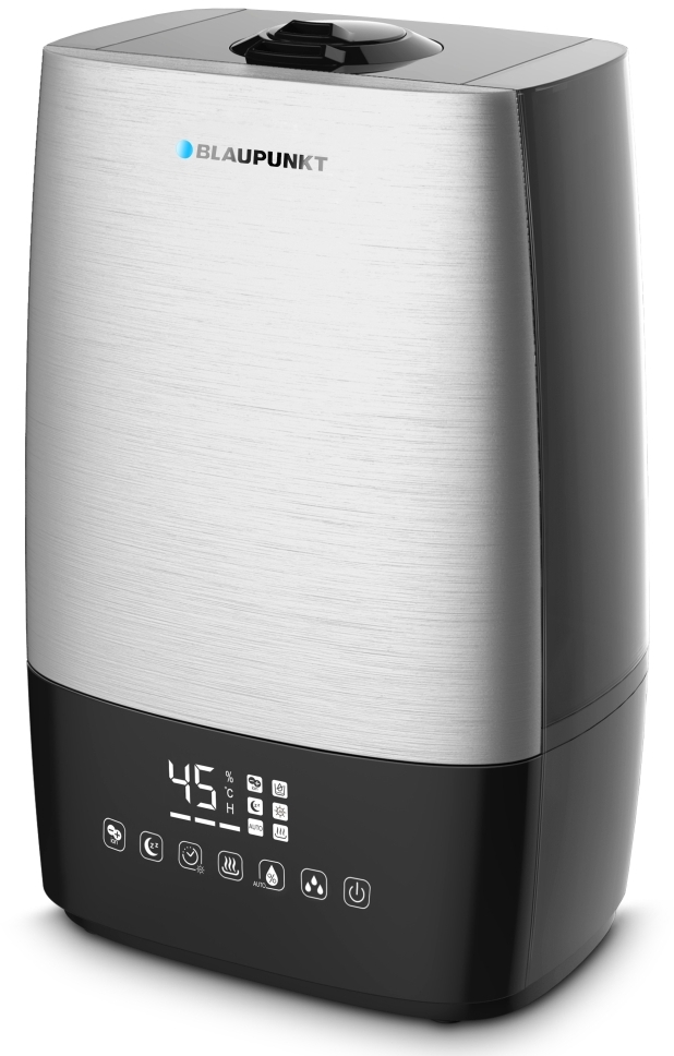 Nawilżacz powietrza Blaupunkt AHS801, 5l, z funkcją oczyszczania, srebrno-czarny