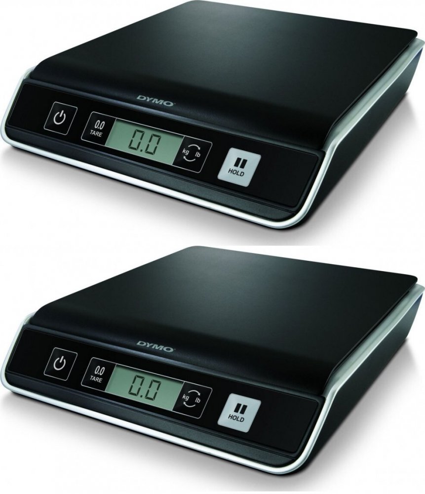 2x Waga listowa ze złączem USB Dymo, do 5kg, czarny