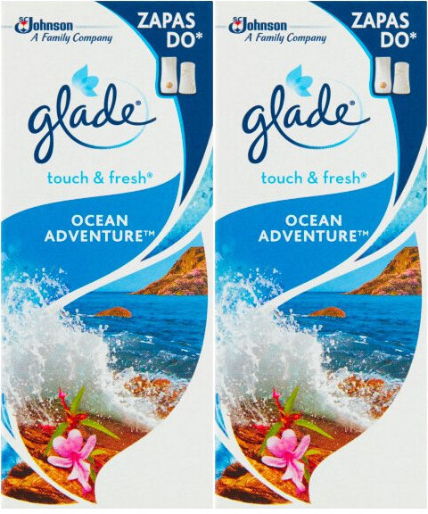 2x Wkład Glade by Brise One Touch Mini Spray, Ocean Adventure, 10ml