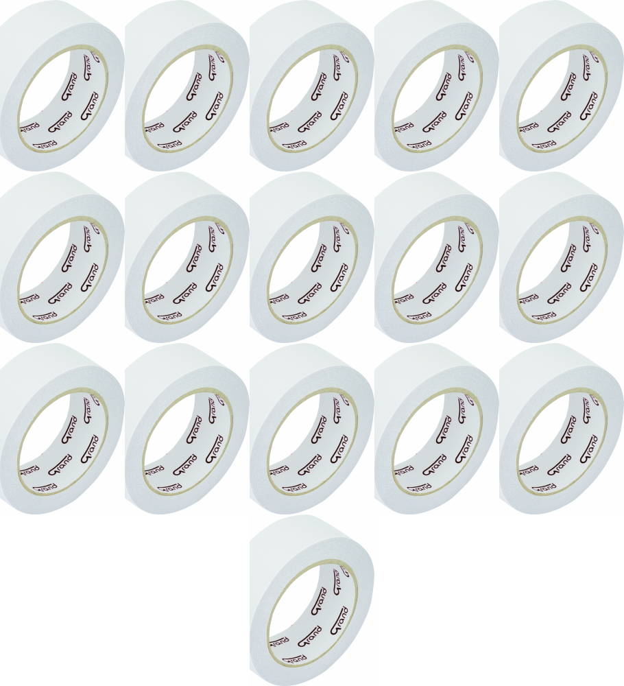 16x Taśma dwustronna Grand, 38mm x 10m, przezroczysty