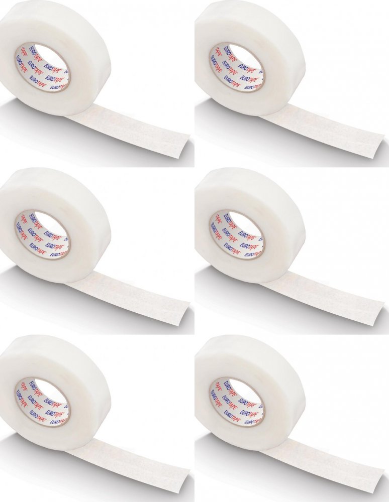6x Taśma montażowa Dalpo, Euro-Tape, 19mm x 1.5m, biały