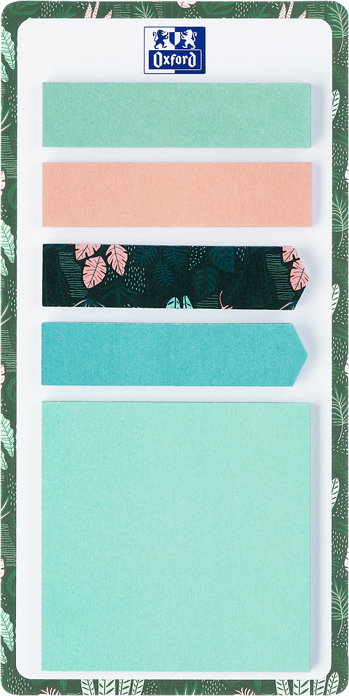 Zakładki samoprzylepne indeksujące + karteczki samoprzylepne Oxford Kids, 5x25 sztuk, mix kolorów
