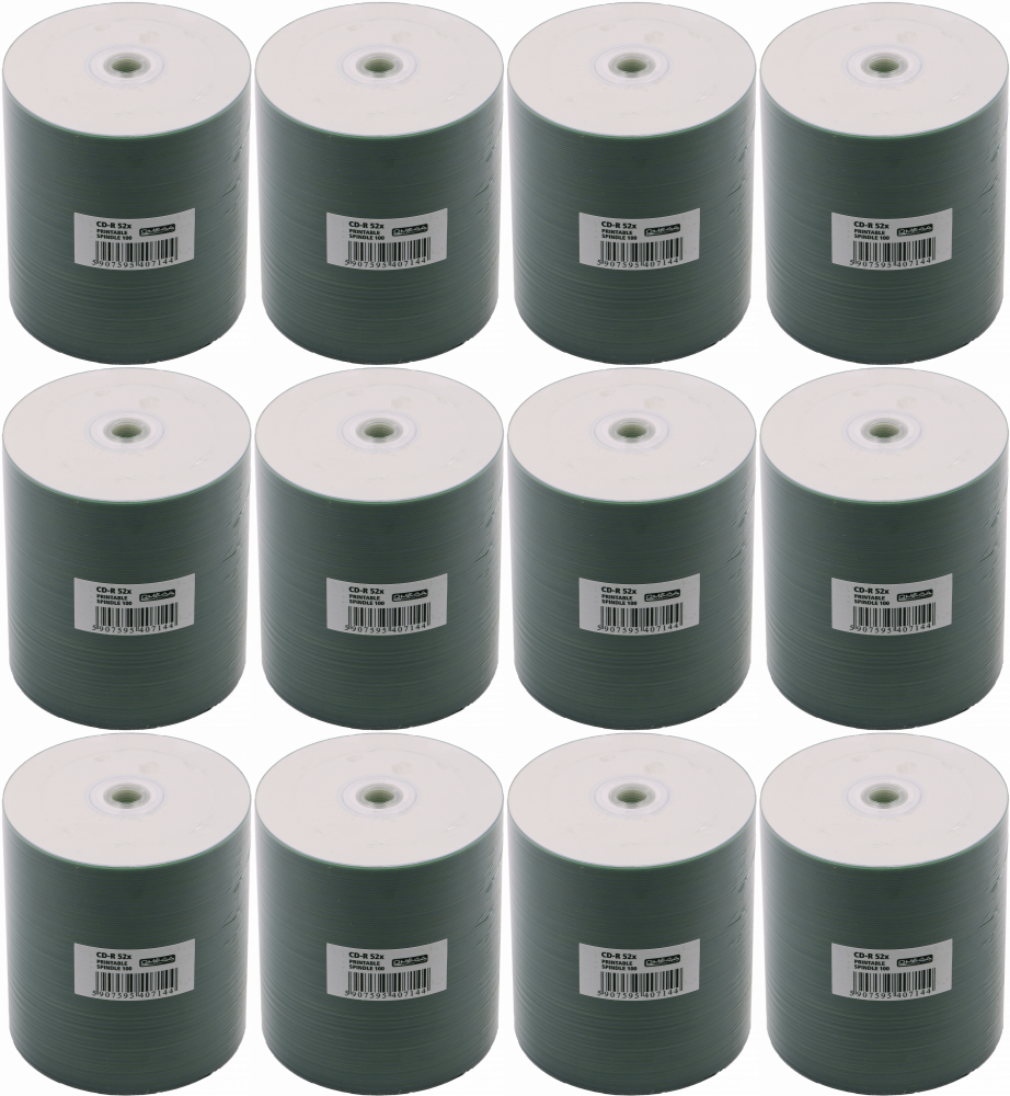 12x Płyta CD-R Omega Freestyle, do nadruku, do jednokrotnego zapisu, 700 MB, szpindel, 100 sztuk