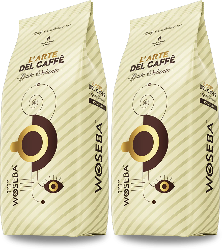 2x Kawa ziarnista Woseba L’Arte Del Caffe Gusto Delicato, 1kg