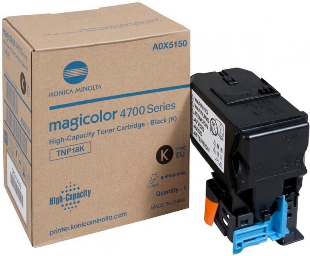 Toner Konica Minolta A0X5150 (TNP-18K), 6000 stron, black (czarny)