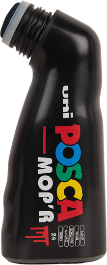 Marker Posca MOP'R PC-22M, z farbą plakatową, okrągła, czarny