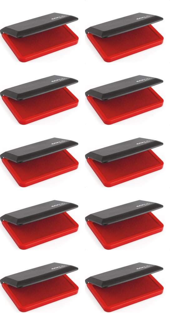10x Poduszka do stempli Colop Micro, 70x110 mm, czerwony