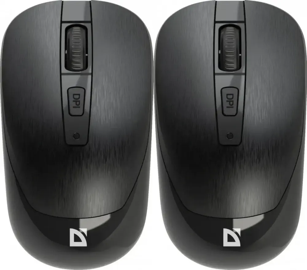 2x Myszka bezprzewodowa Defender Wave MM-995 RF, optyczna, czarny