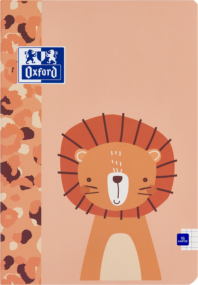 Zeszyt w kratkę Oxford Kids, A5, miękka oprawa, 16 kartek, mix wzorów