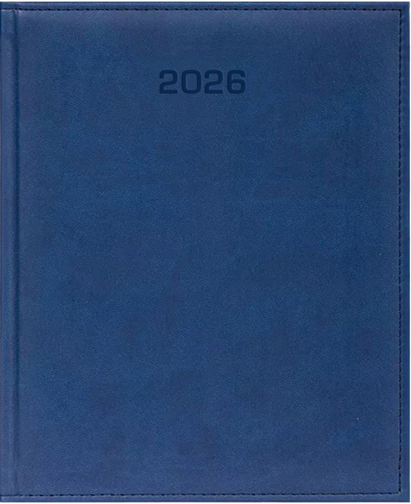 Kalendarz książkowy 2026, Udziałowiec, Vivella, A4, tygodniowy, granatowy B