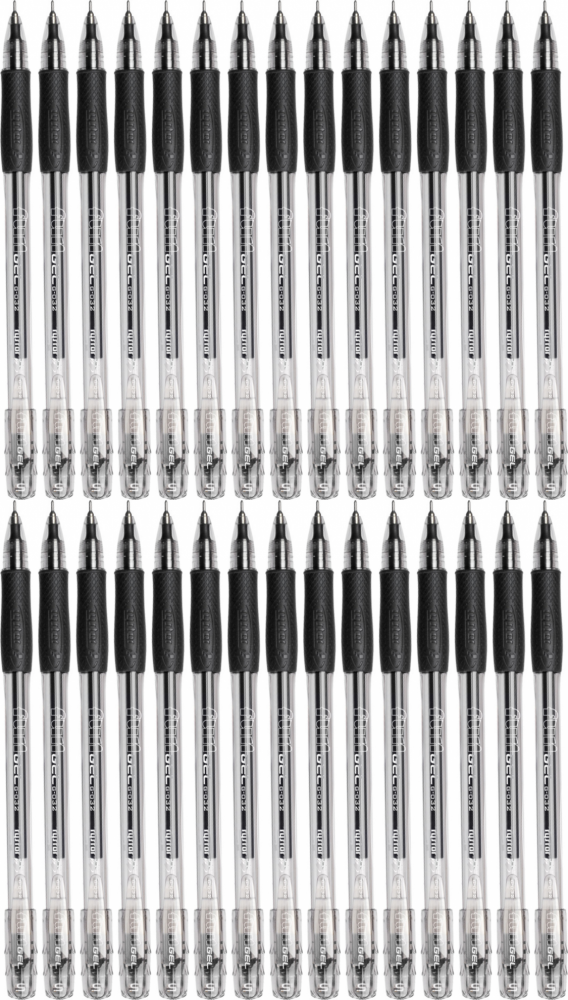 50x Długopis żelowy Rystor, Fun Gel G-032, 0.5mm, czarny