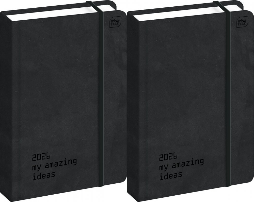 2x Kalendarz książkowy 2026, Interdruk, Mat+UV Ideas, A5, dzienny