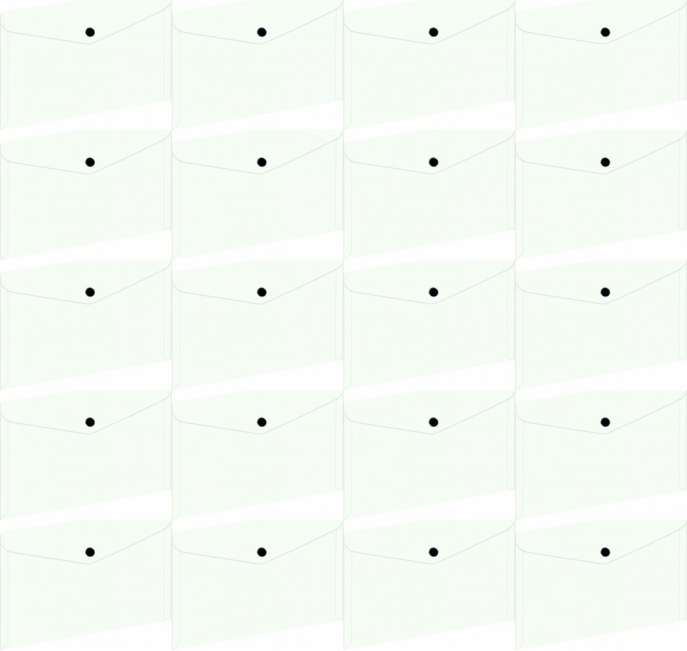 20x Teczka kopertowa Eagle 043, A5, na zatrzask, biały