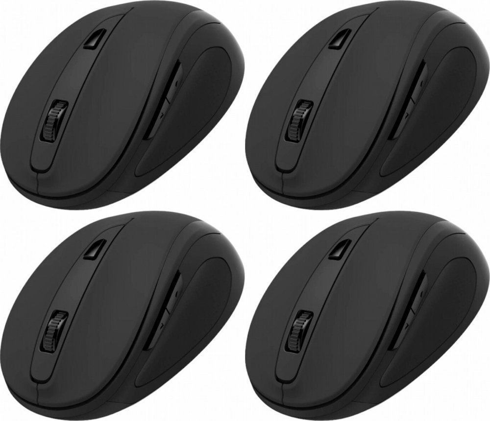 4x Myszka bezprzewodowa Hama MW-400 V2, optyczna, czarny