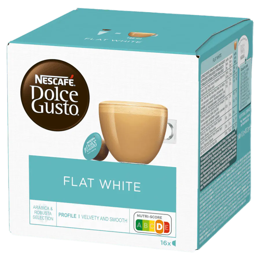 Kapsułki do ekspresu Nescafe Dolce Gusto Flat White, 16 sztuk