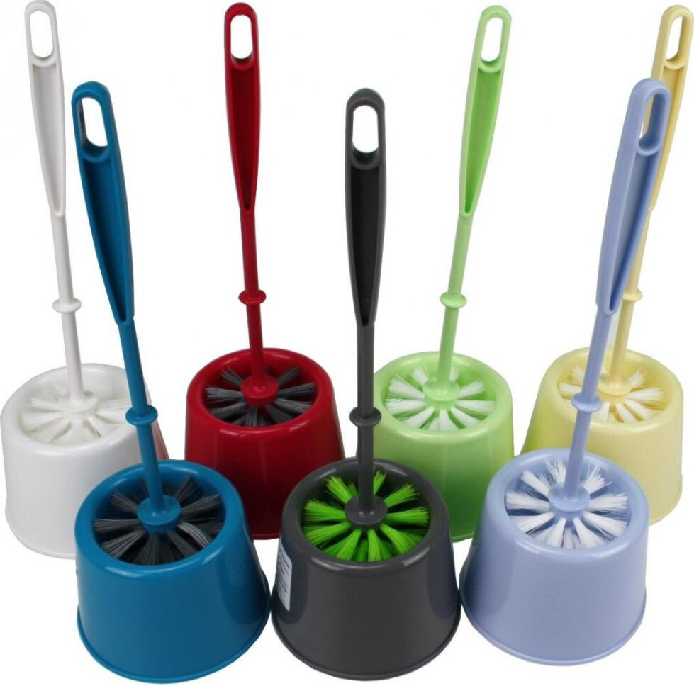 6x Szczotka do toalety York, z podstawką MINI