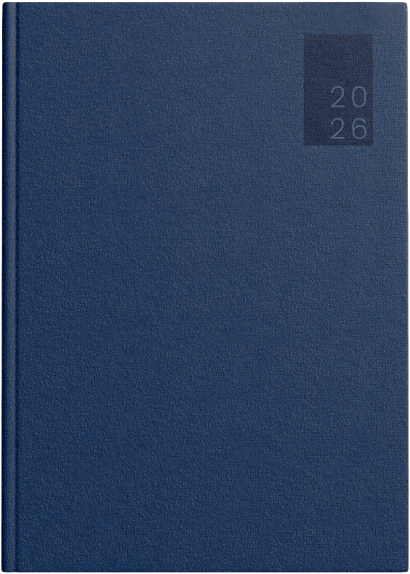 Kalendarz książkowy 2026 TOP 2000 Basic, A5, dzienny, granatowy