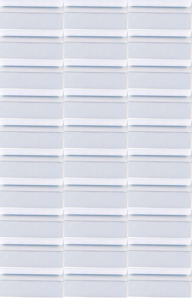 40x Koperta standardowa Rayan, DL, samoklejąca SK, okno prawe, 50 sztuk, biały