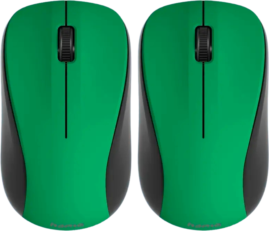 2x Myszka bezprzewodowa Hama MW-300 V2, optyczna, zielony