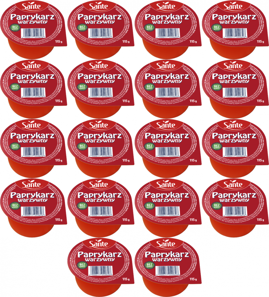 18x Paprykarz warzywny Sante, 115g