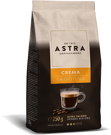 Kawa mielona Astra Łagodna Crema, 250g