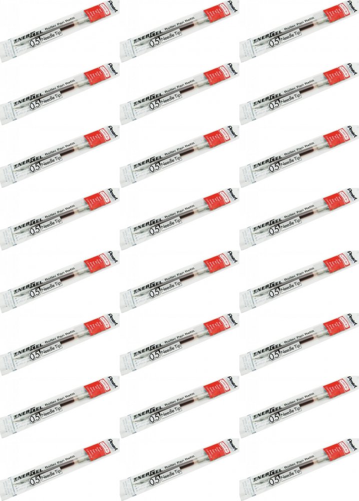 24x Wkład wymienny Pentel EnerGel LRN5, 0.5mm, czerwony