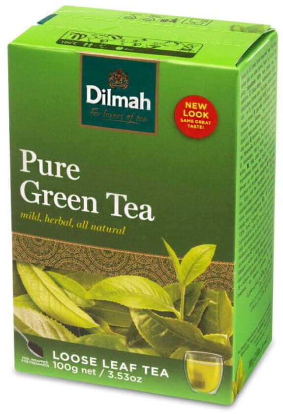 Herbata zielona liściasta Dilmah Green Tea Natural, 100g