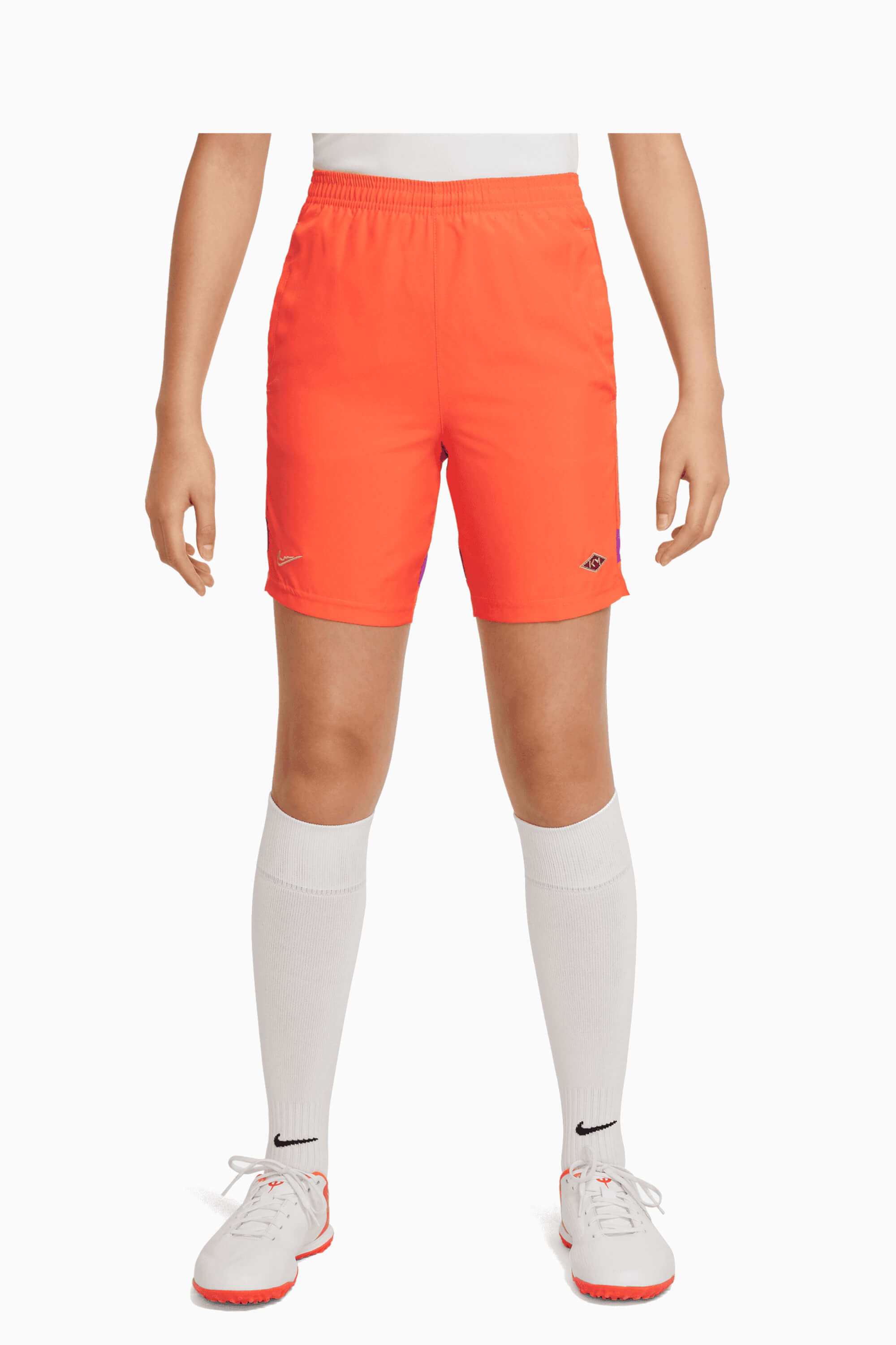 Spodenki Nike Kylian Mbappé Junior - Pomarańczowy