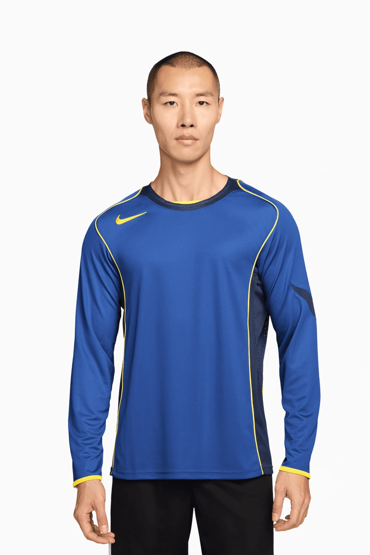 Koszulka z długim rękawem Nike Total 90 - Niebieski