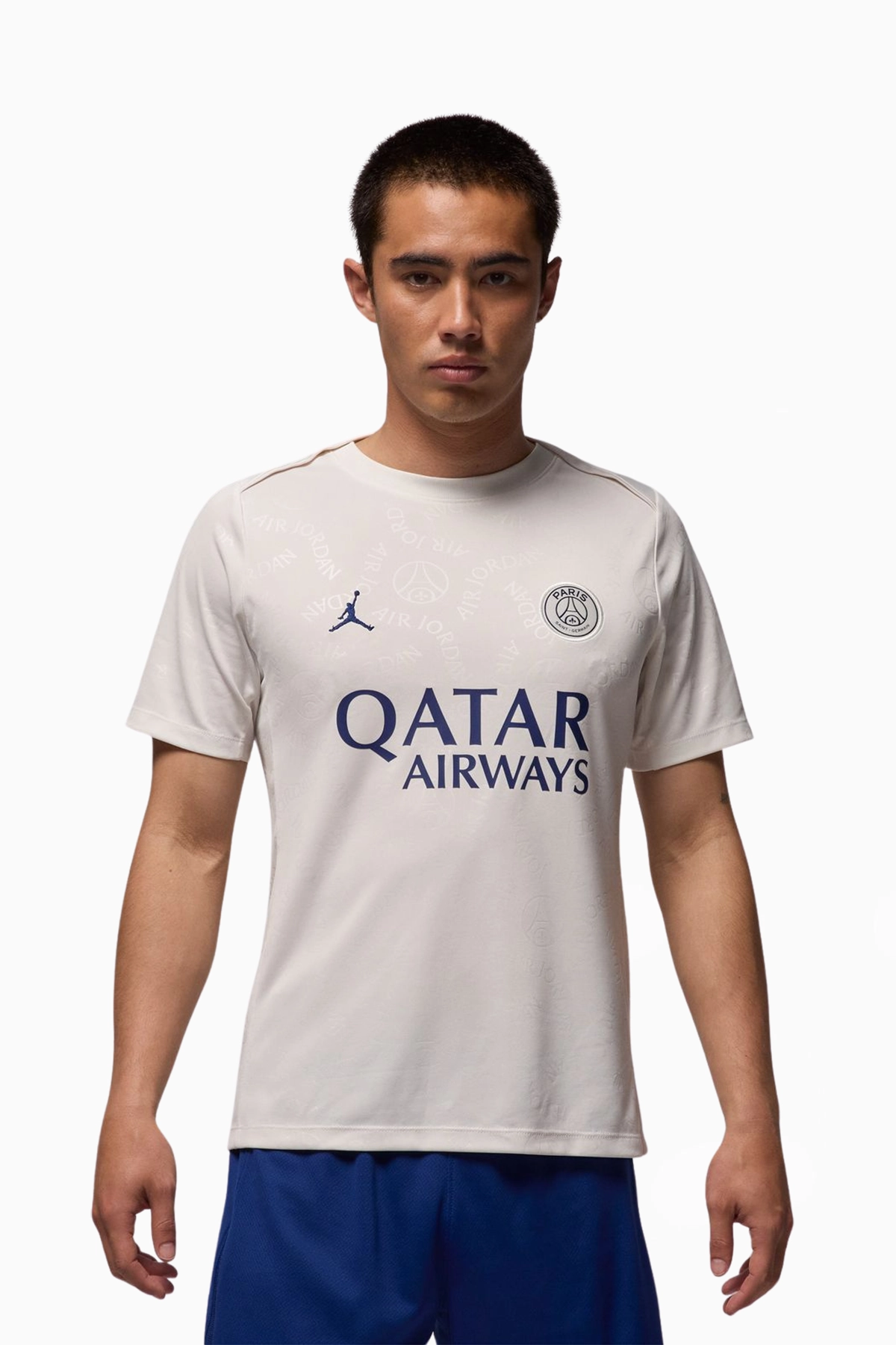 Koszulka Nike PSG x Jordan 24/25 Pre-Match - Beżowy