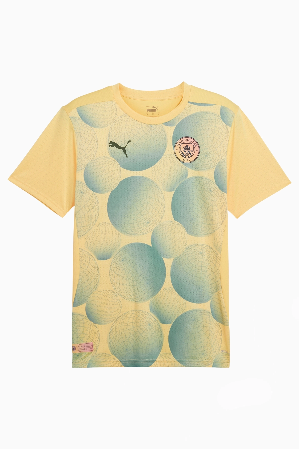 Koszulka Puma Manchester City 24/25 Pre-Match - Żółty