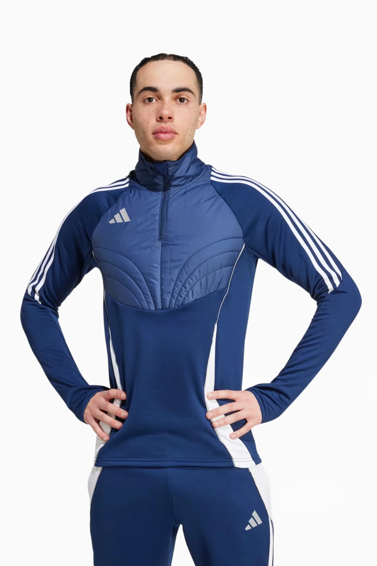 Bluza adidas Tiro 24 Winterized - Granatowy