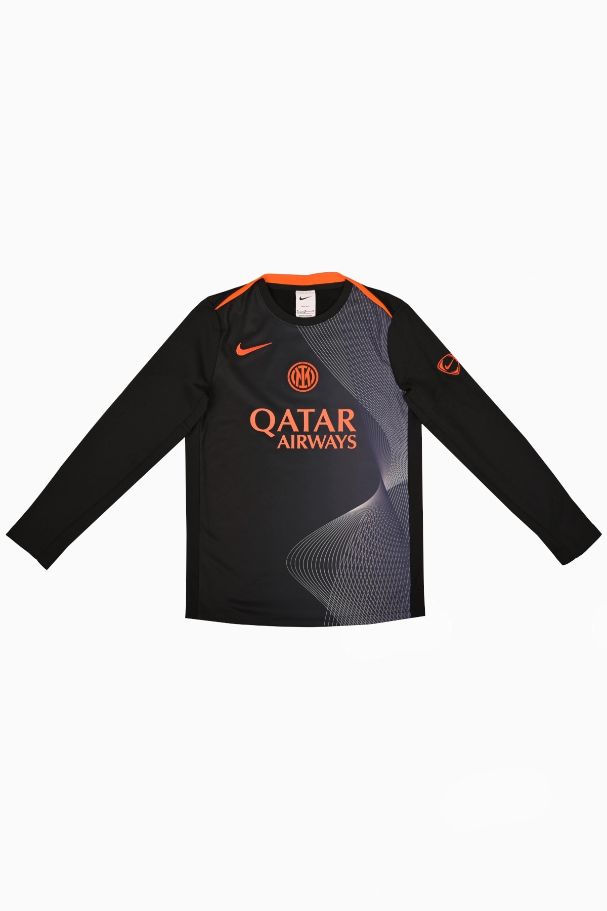 Koszulka z długim rękawem Nike Inter Mediolan 25/26 Academy Pro Junior - Czarny