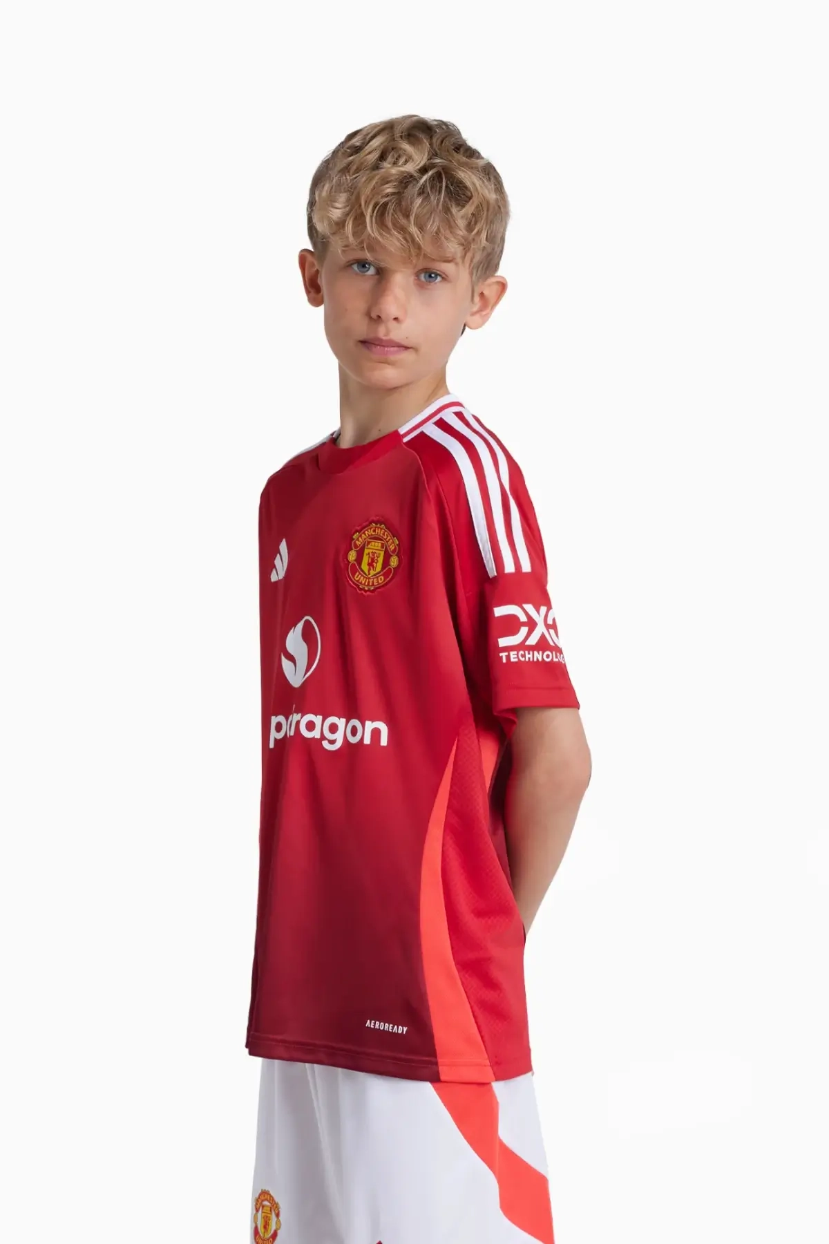 Koszulka adidas Manchester United 24/25 Domowa Replica Junior - Czerwony
