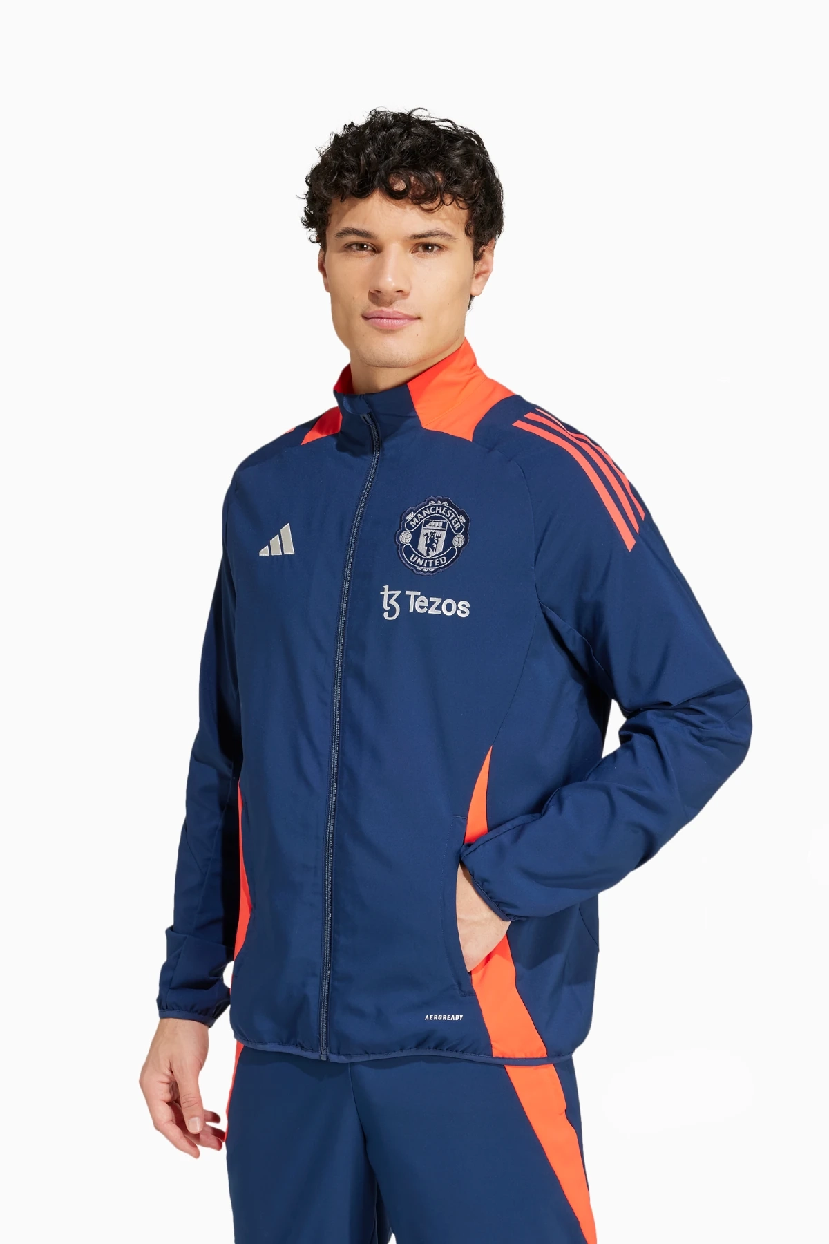 Bluza adidas Manchester United 24/25 Presentation - Granatowy