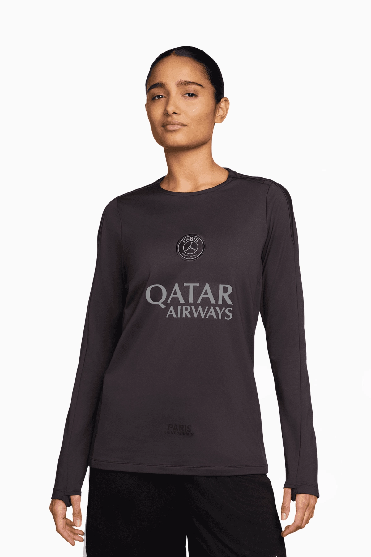 Koszulka z długim rękawem Nike PSG 25/26 Strike Damska - Czarny