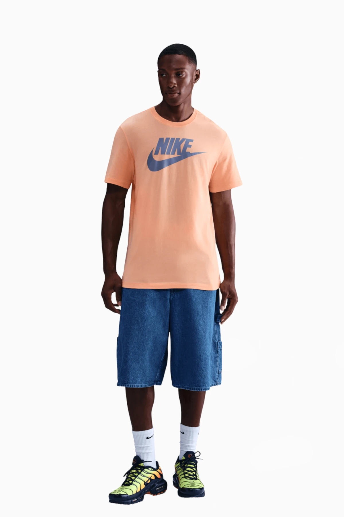 Koszulka Nike Sportswear Tee Icon Futura - Pomarańczowy