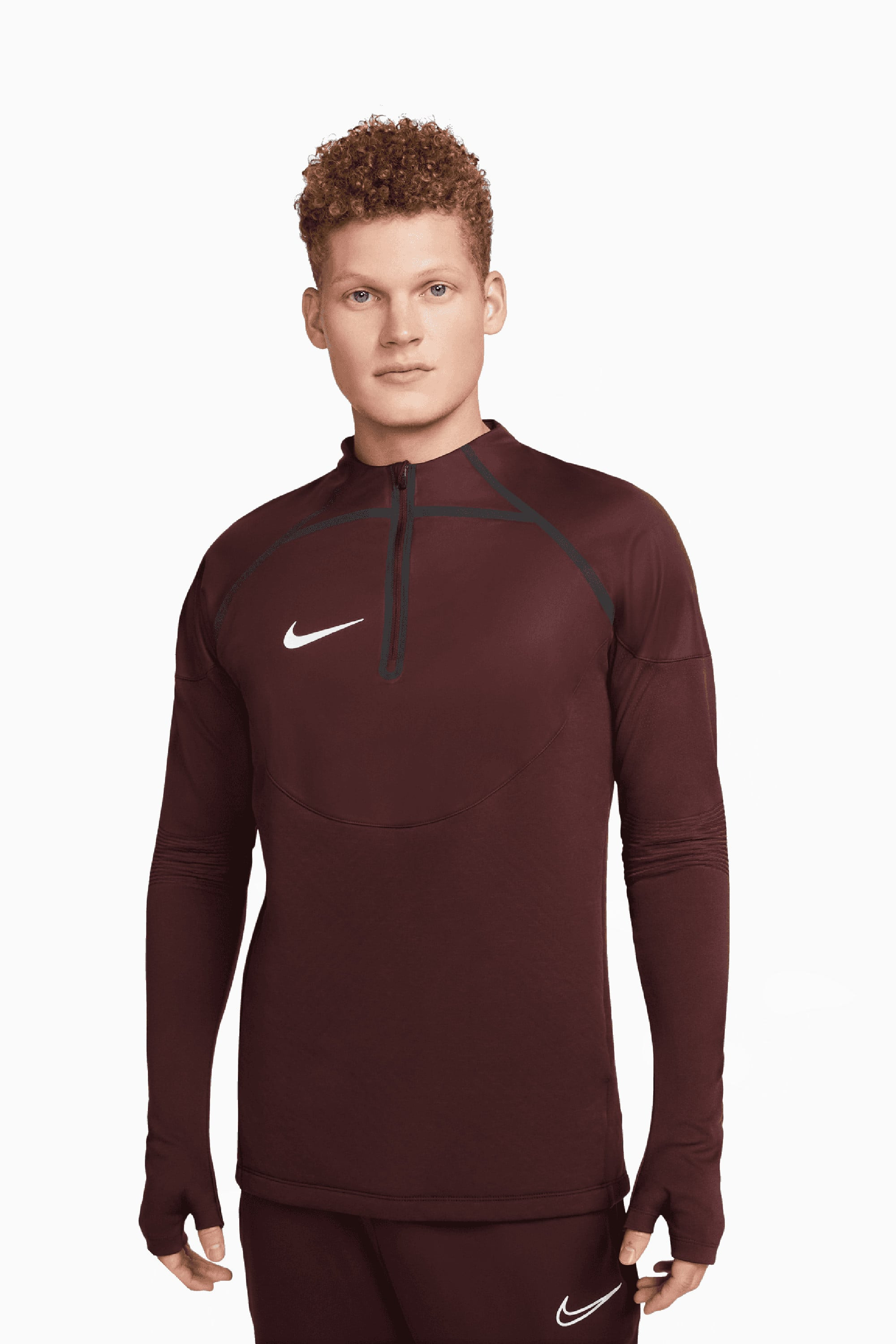 Bluza Nike Therma-Fit Strike Winter Warrior - Bordowy