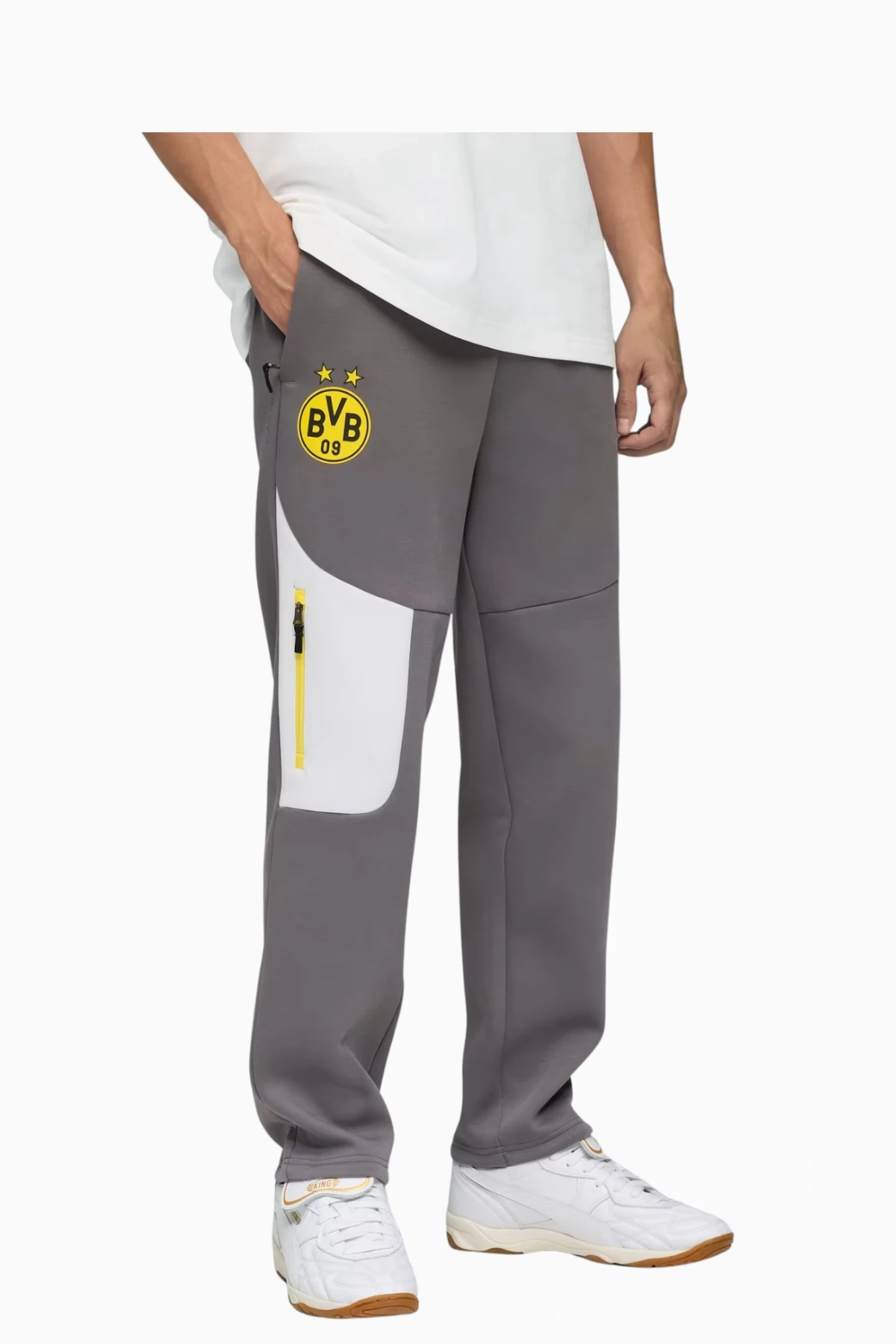 Spodnie Puma Borussia Dortmund 25/26 Tech - Szary