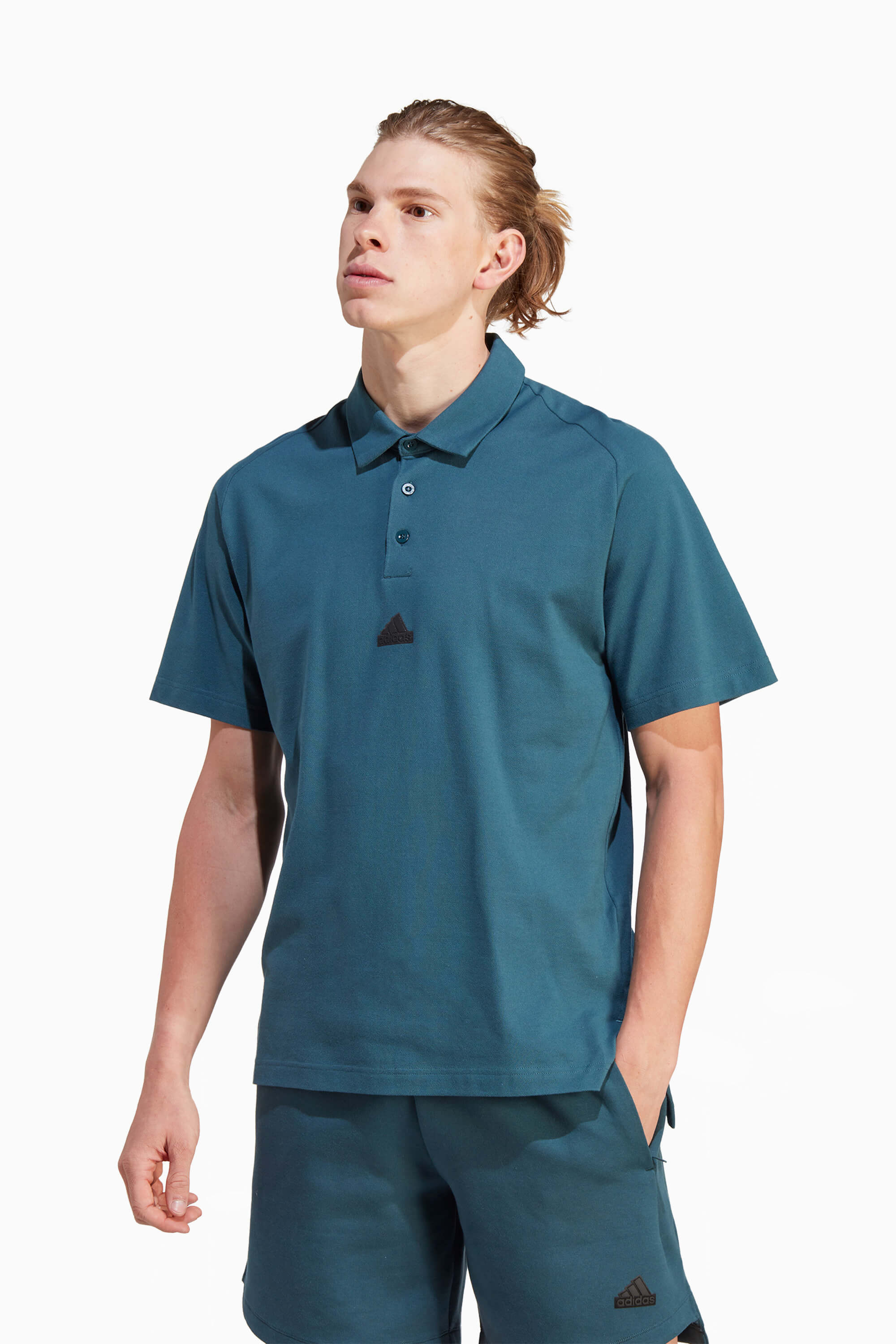 Koszulka adidas Z.N.E. Premium Polo - Niebieski