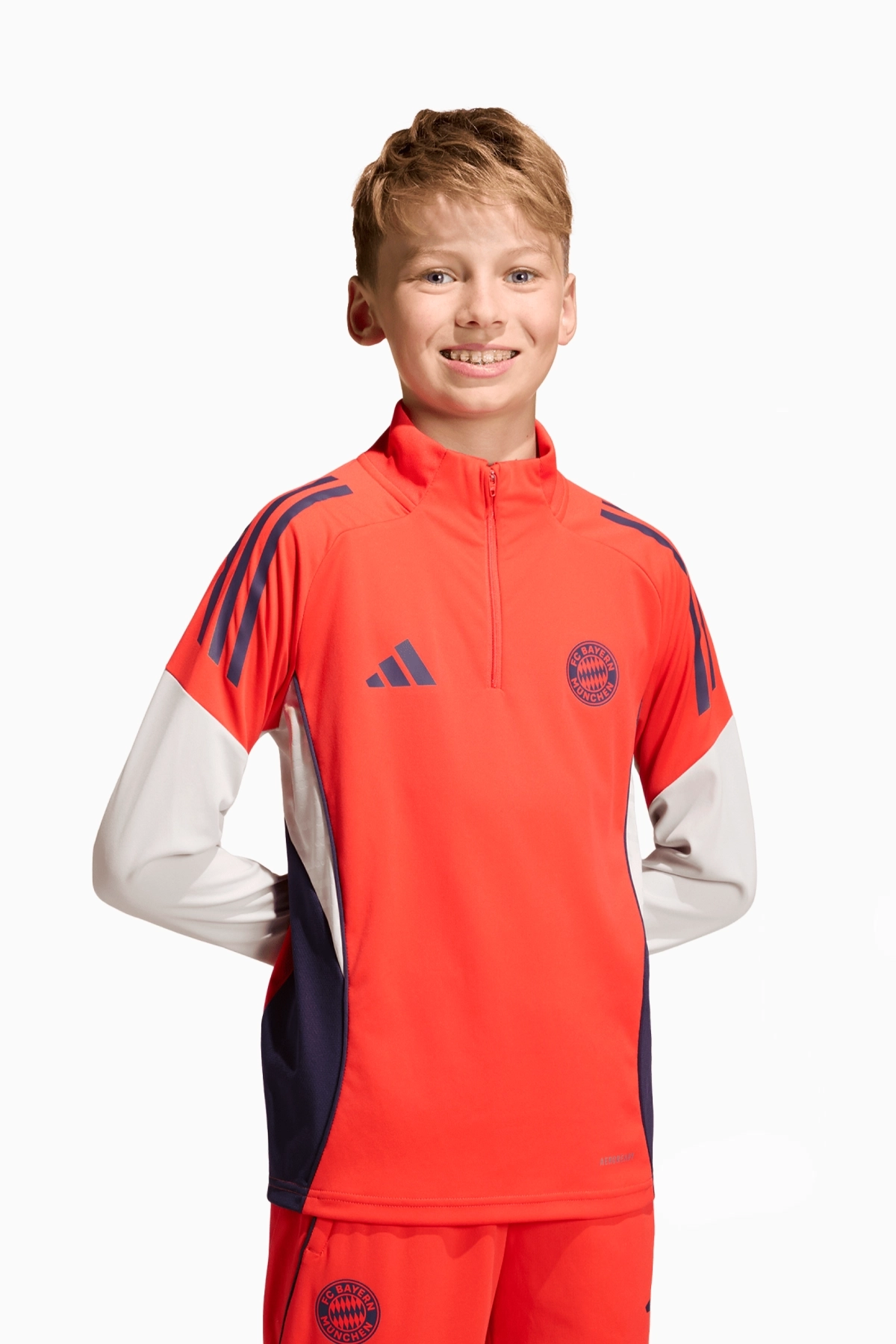 Bluza adidas FC Bayern 25/26 Training Top Junior - Czerwony