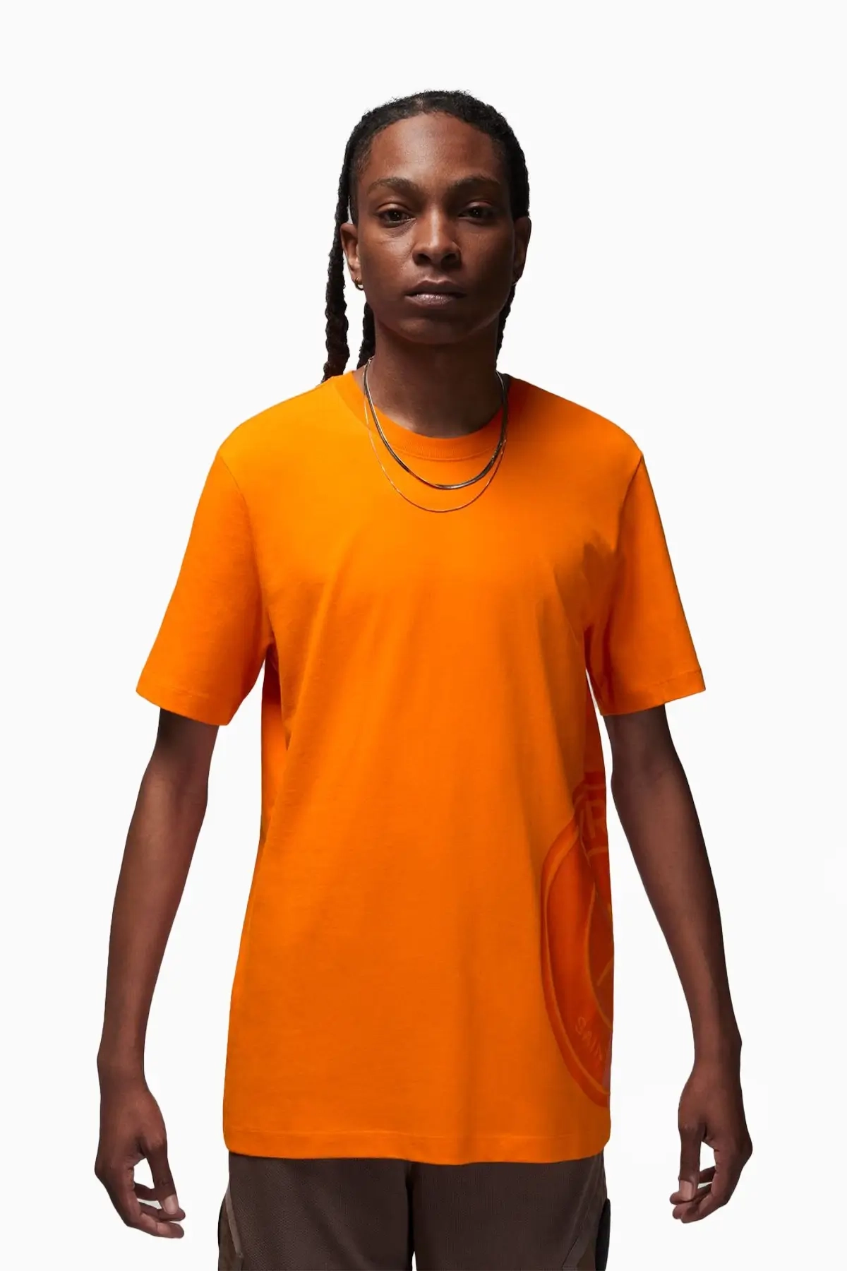 Koszulka Nike PSG x Jordan 23/24 Logo - Pomarańczowy